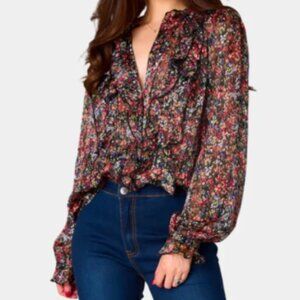 Buddy Love Lonnie Long Sleeve Blouse - Babys Breath